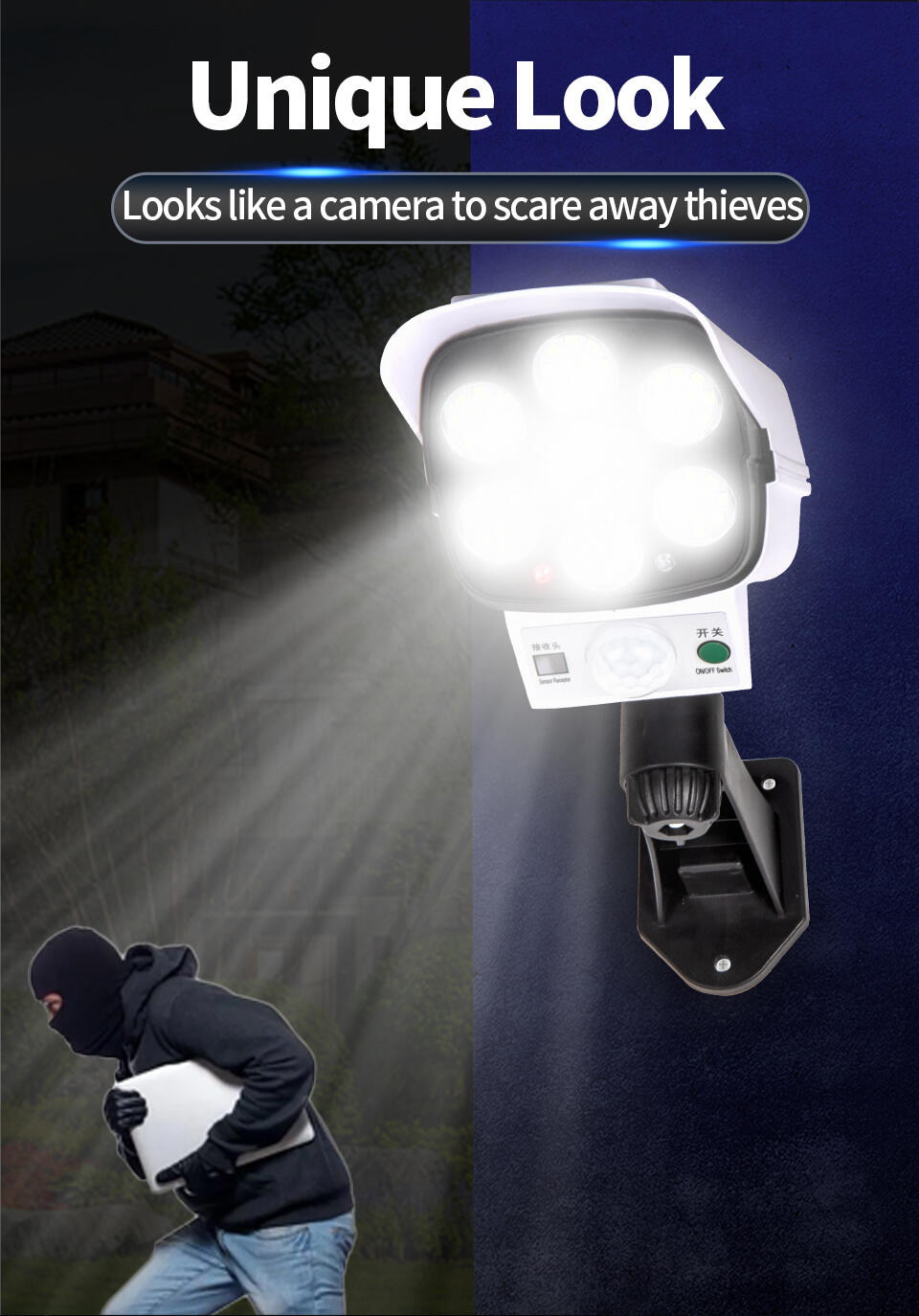 Foco Led Simulador de Camara con Mando