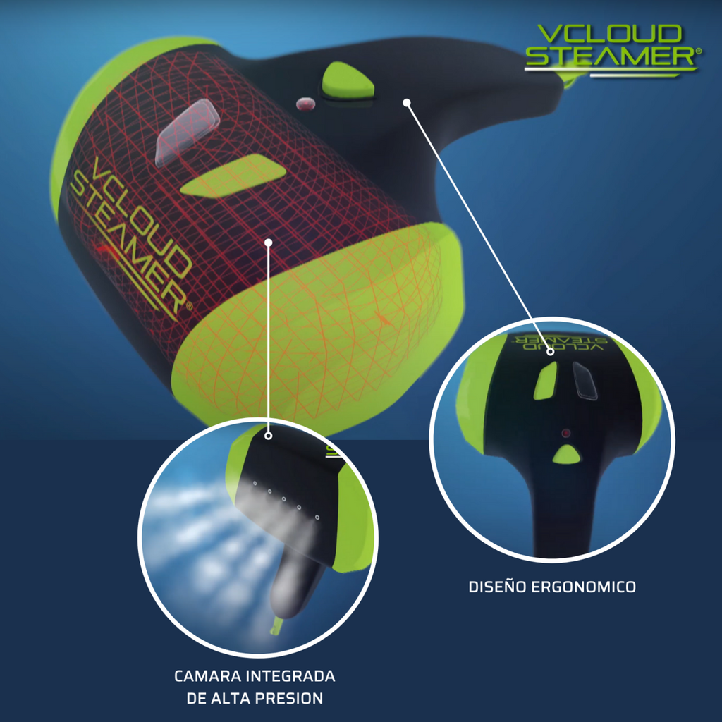 Plancha profesional portátil de vapor