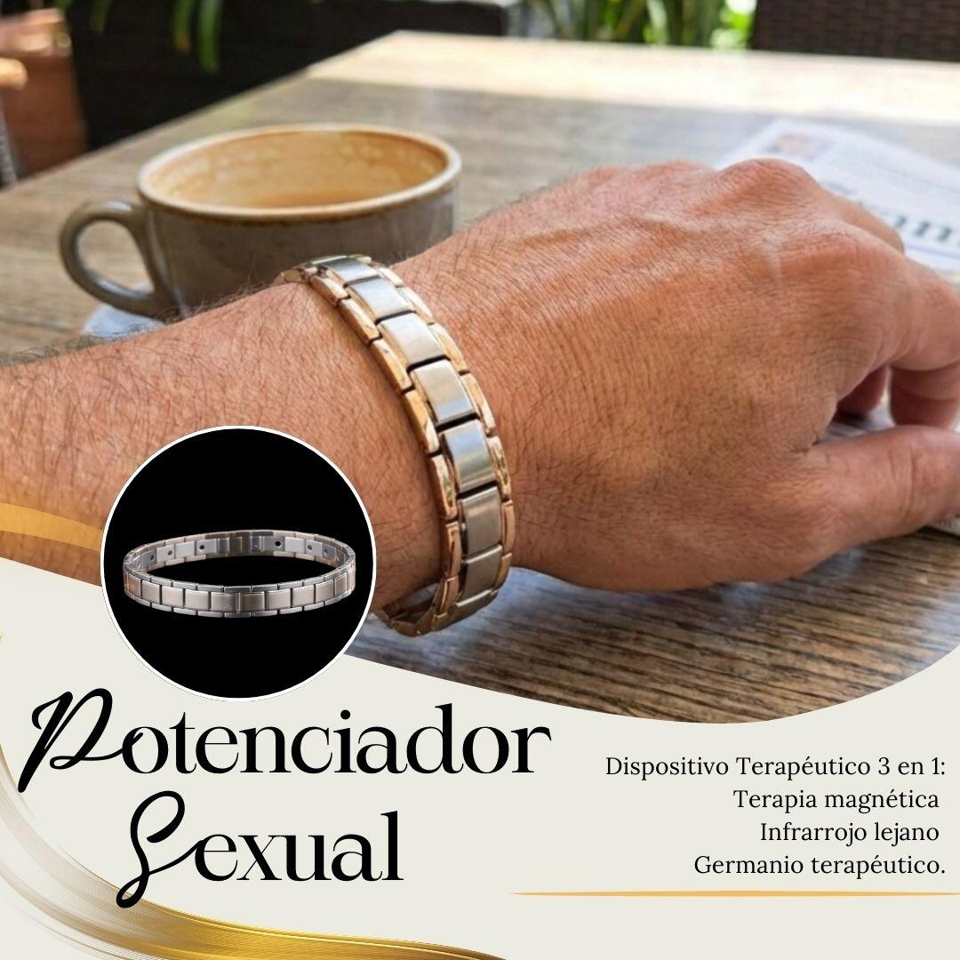 Brazalete de terapia magnética potenciador sexual y de energía