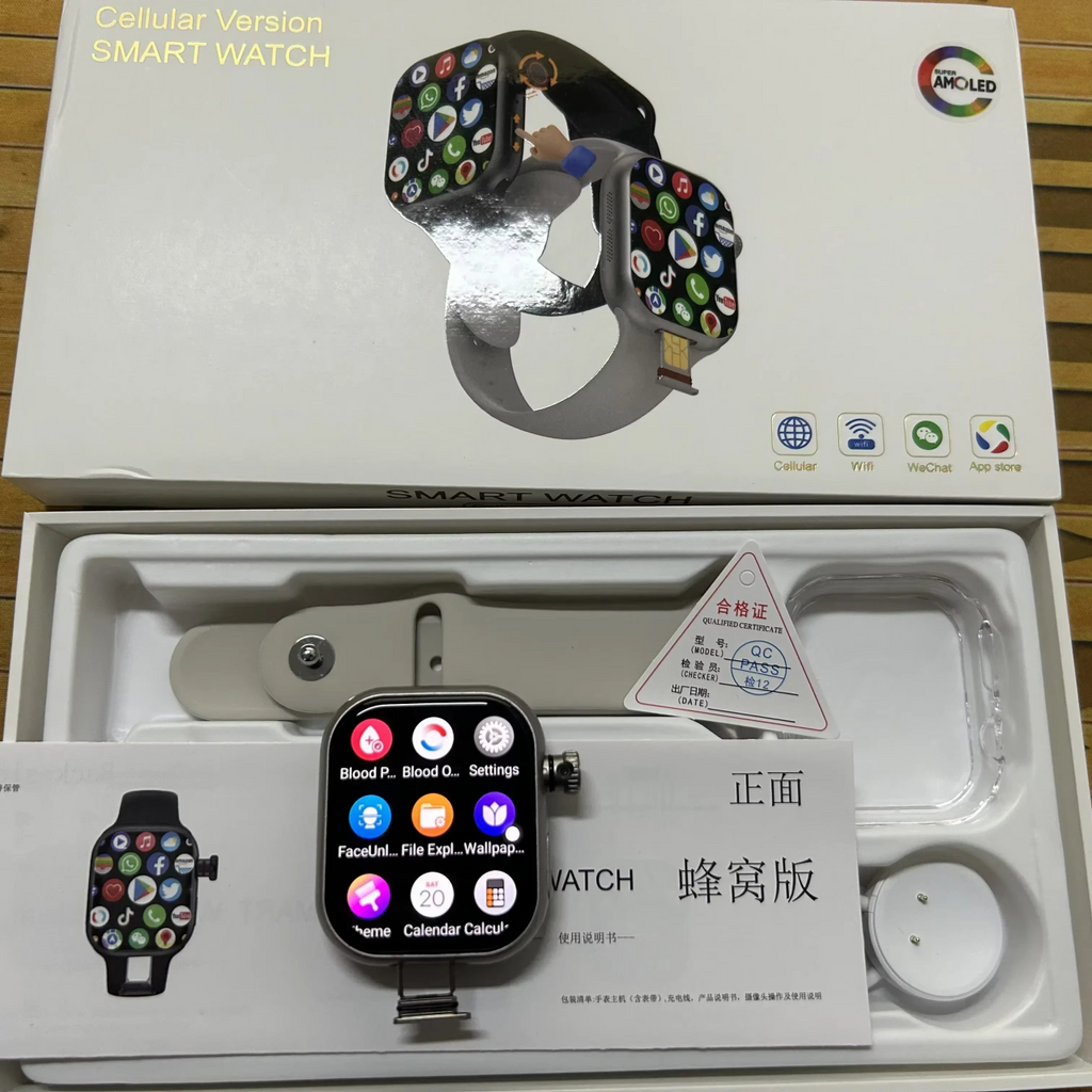 Smartwatch CD20 con ranura SIM para llamadas independientes.