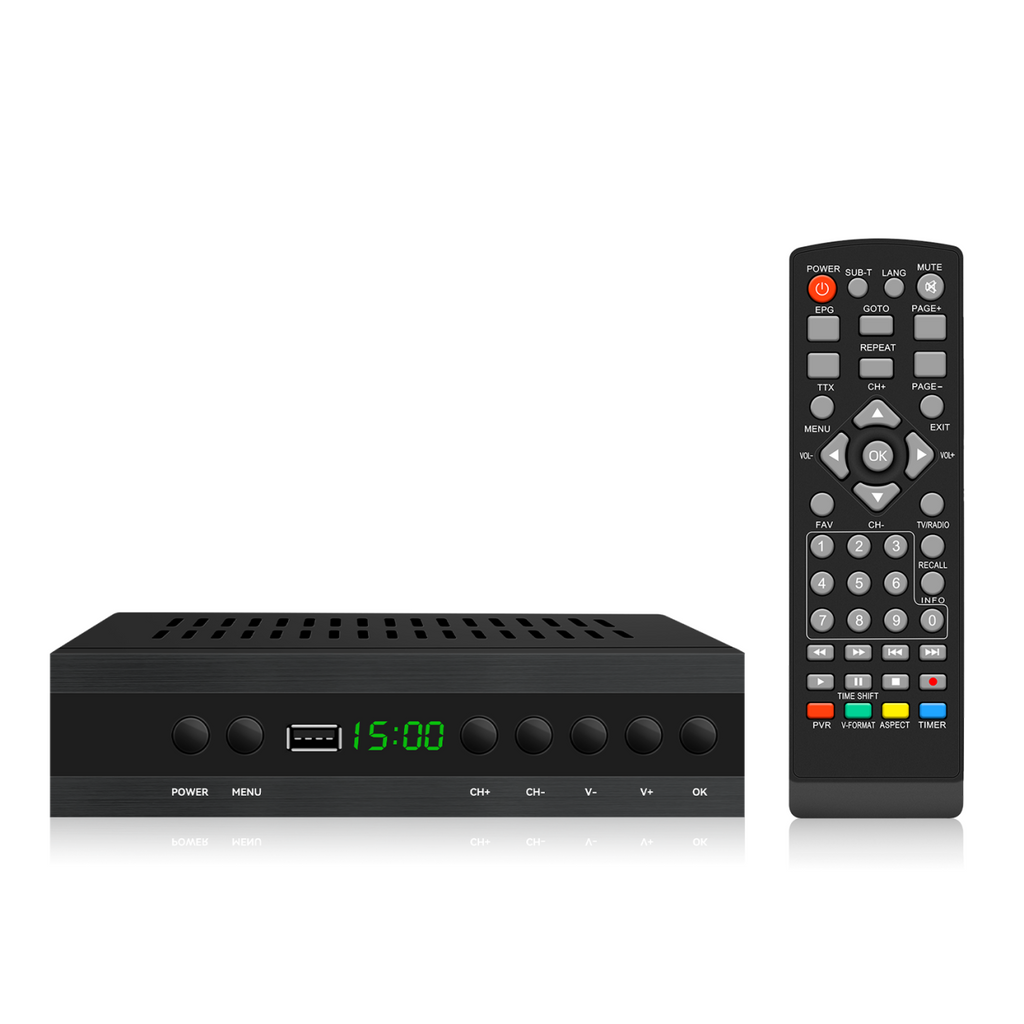 Receptor Terrestre Digital 1080p con PVR, USB, H.265, HDTV