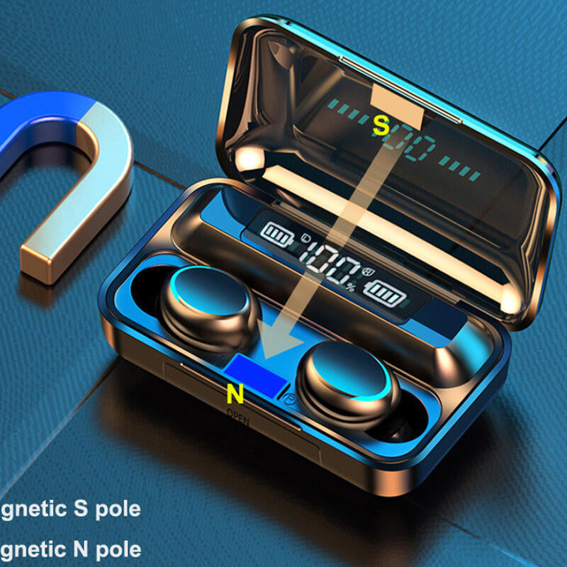 Auriculares inalámbricos F9 LED