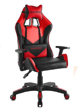 Silla Gaming Gameplay Ergonómica Reclinable con Ruedas 360°