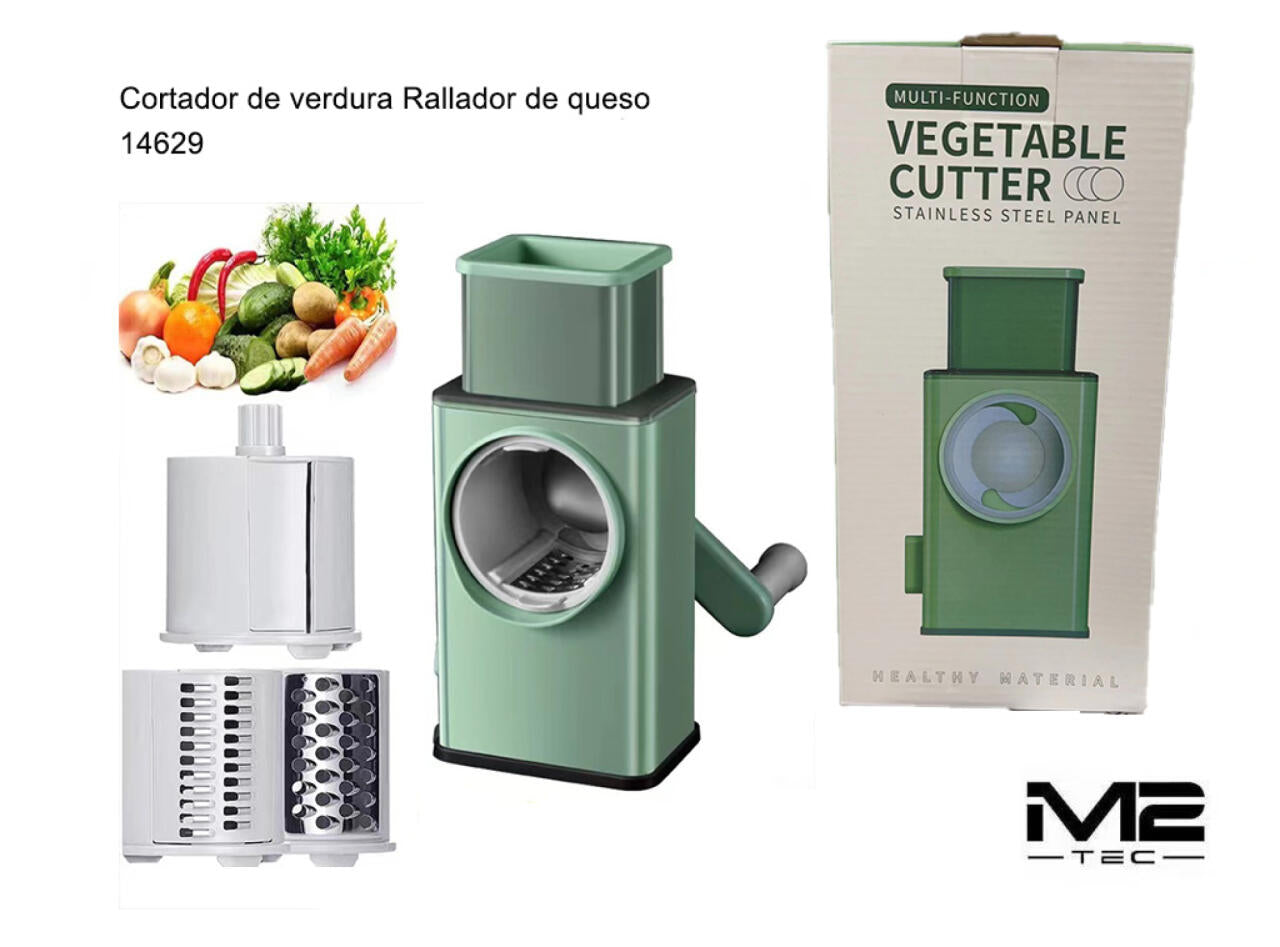 Cortador de Verduras y Rayador de Queso Multifuncional