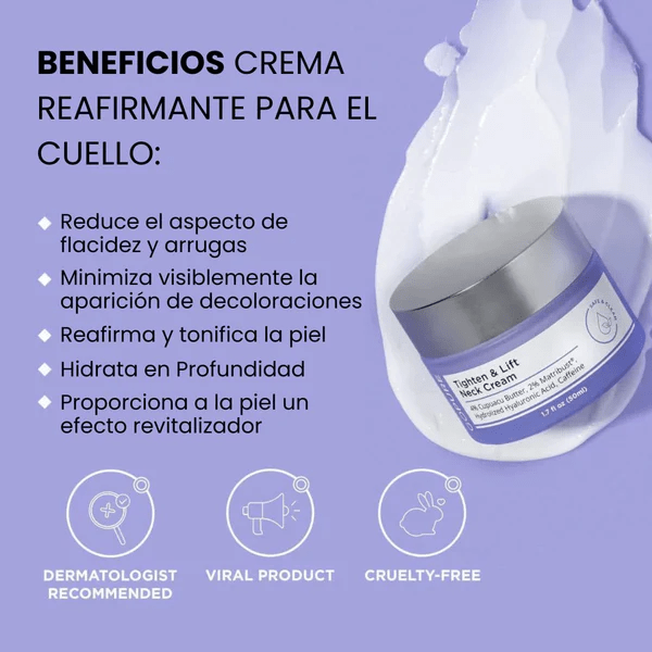 Crema Antienvejecimiento Para el Cuello y Escote