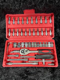 Caja de dados con LLave, de 46 piezas